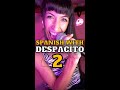 Learn Spanish with songs: Despacito PART 2 #shorts