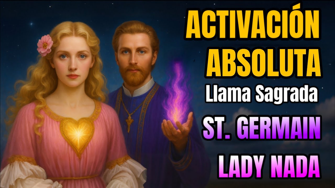 16 de ENERO - ACTIVA EL PODER DE SAINT GERMAIN Y LADY NADA - ✨ Llama Rosa del Amor Divino 🩷