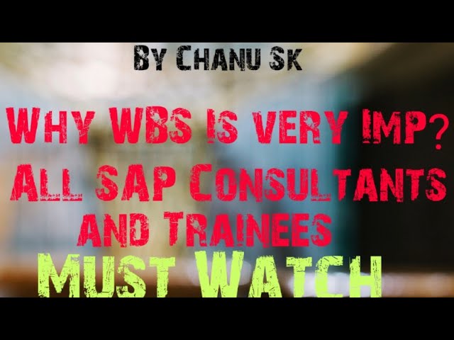 Interview Question-Why WBS Important for All modules.?| What is PS Module| All Must watch
