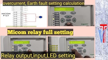 micom p127 relay full setting in tamil