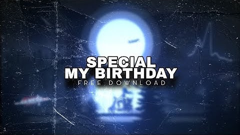 [MY BIRTHDAY] AVEE PLAYER TEMPLATE ASTHETIC VISUALIZER SPECIAL MY BIRTHDAY (FREE DOWNLOAD)