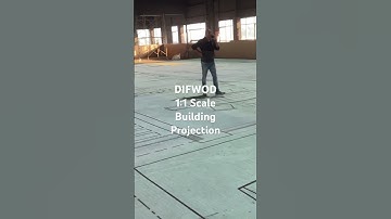 Projected Floor Plans, Building reality, 1:1 scale projection supplier, large scale floor projection
