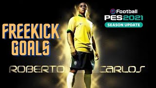 Roberto Carlos Freeki̇ck Pes 2021