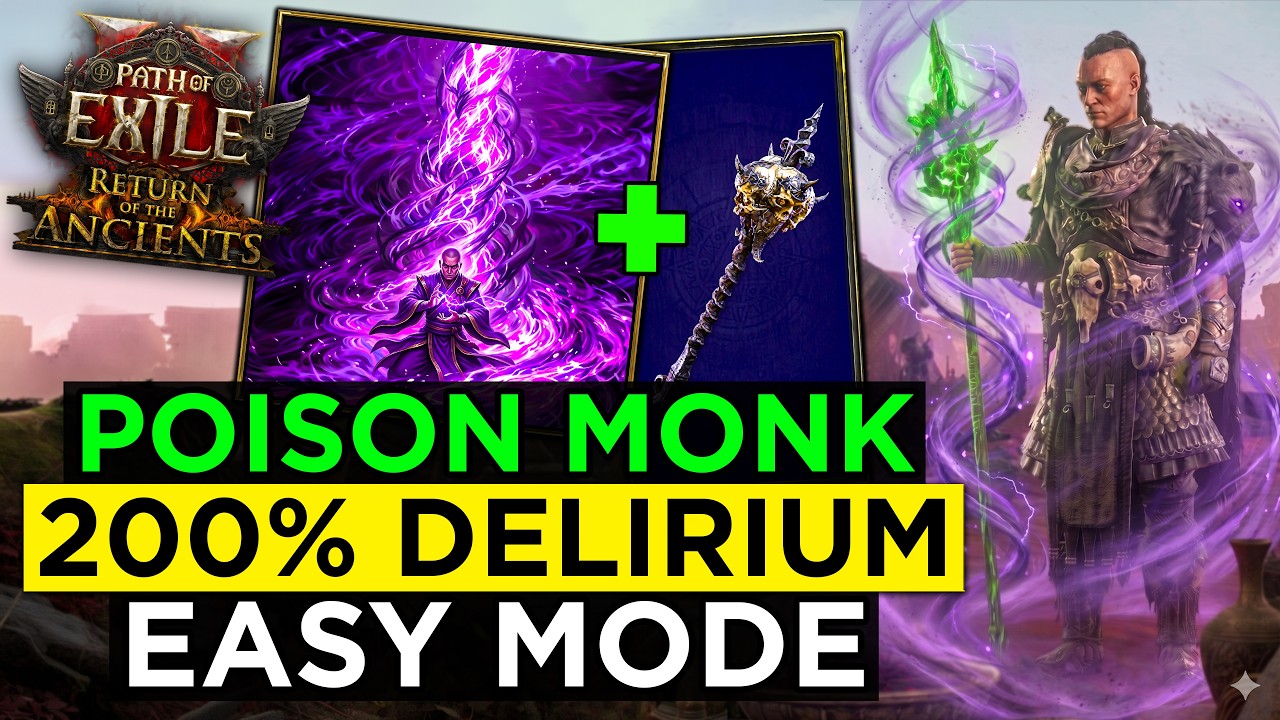 Zero Struggles: Poison Monk Destroy the Endgame in Path of Exile 2!