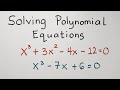 Polynomial Equations Quiz