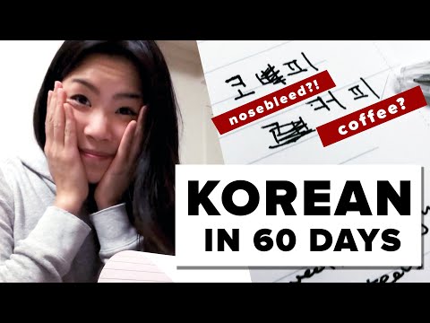 I Tried To Learn Korean In 60 Days