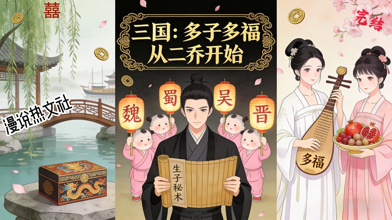 完结《三国：多子多福从二乔开始》 顾天穿越回东汉末年， 原本有些惊喜的顾天认为自己可以在这乱世雄霸一方， 恰好自己身处这乔家大院，顾天便决定自己的霸业就从这庐江二乔开始！ 