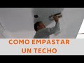 Como empastar un techo con temple  paso a paso 