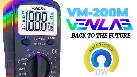 VENLAB VM-200M CHEAP-O Multimeter Review & Teardown!