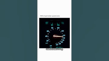 1990s Saab Hidden Speedometer | Old is Gold✨| #shorts#viralvideo#short#saab#carguy#carlover