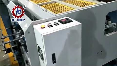 Double line twisted paper rope making machine running video
