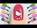 Learn Colors With Nail Art Designs Colours To Kids Nursery Rhymes Baby Songs For Children