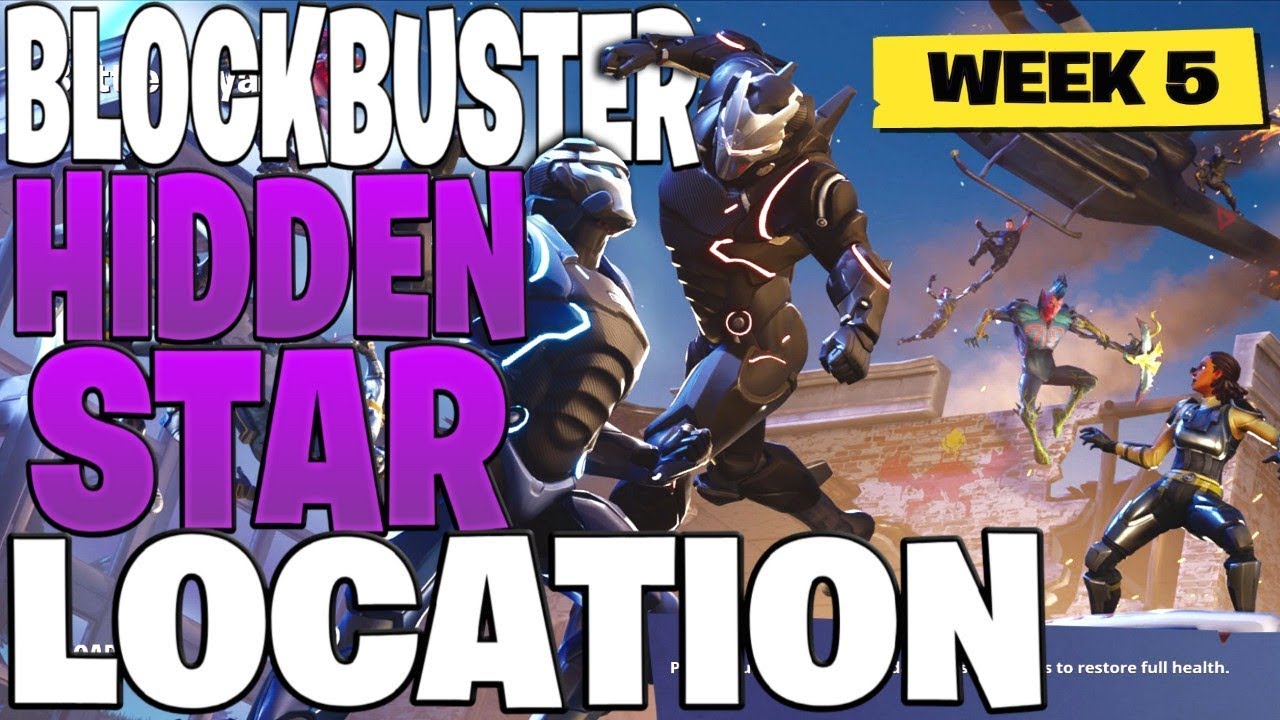 Fortnite Week 5 Blockbuster Secret Star Location How To Get 10 Free