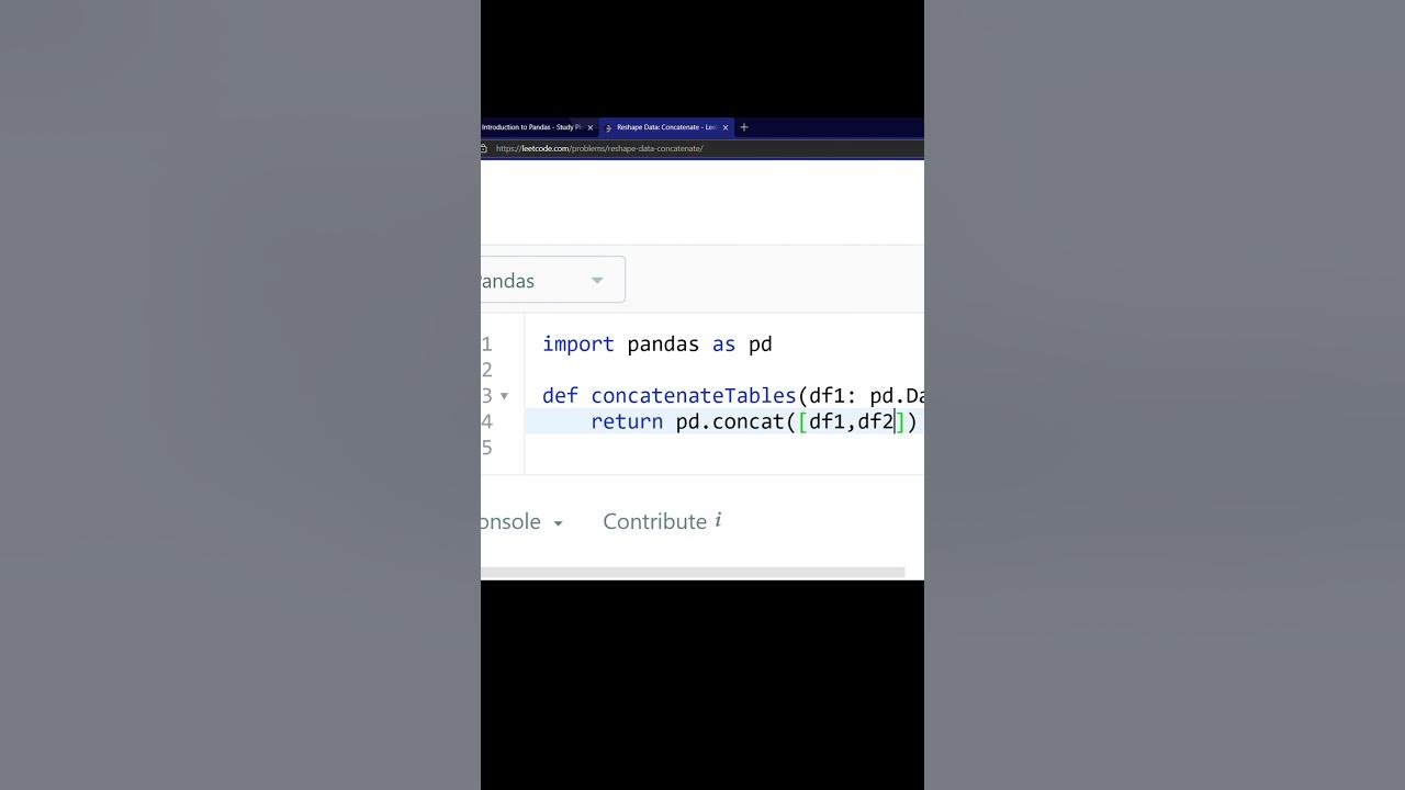 Master Table Concatenation in Pandas | LeetCode SQL to Python Guide ...