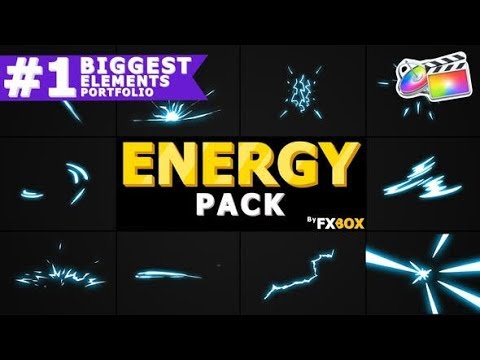 Apple Motion Template: 2DFX Energy Elements   Apple Motion + Free Download