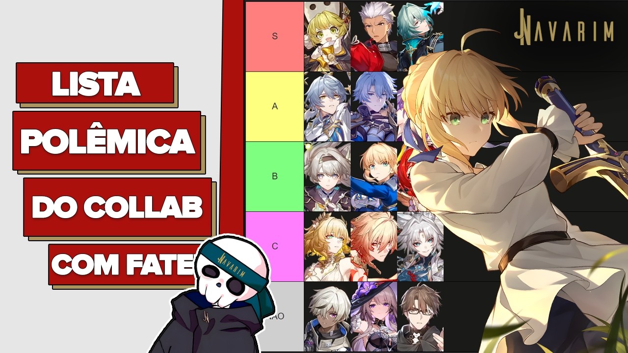 Saber e Archer são META? Tier-List Polêmica com a adição da Collab de Fate! | Honkai: Star Rail