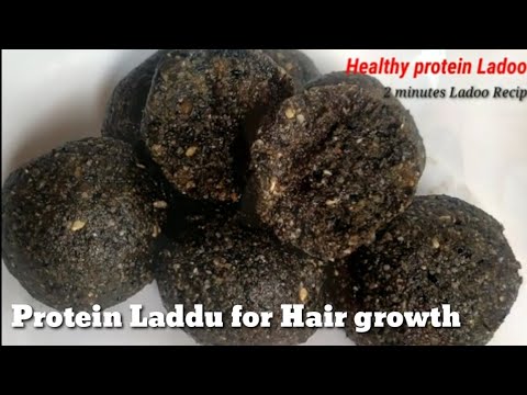 Protein Laddu for Hair growth - Hair growth Ladoo recipe - Ladoo with jaggery -  Black til laddo | Healthy and Tasty channel
