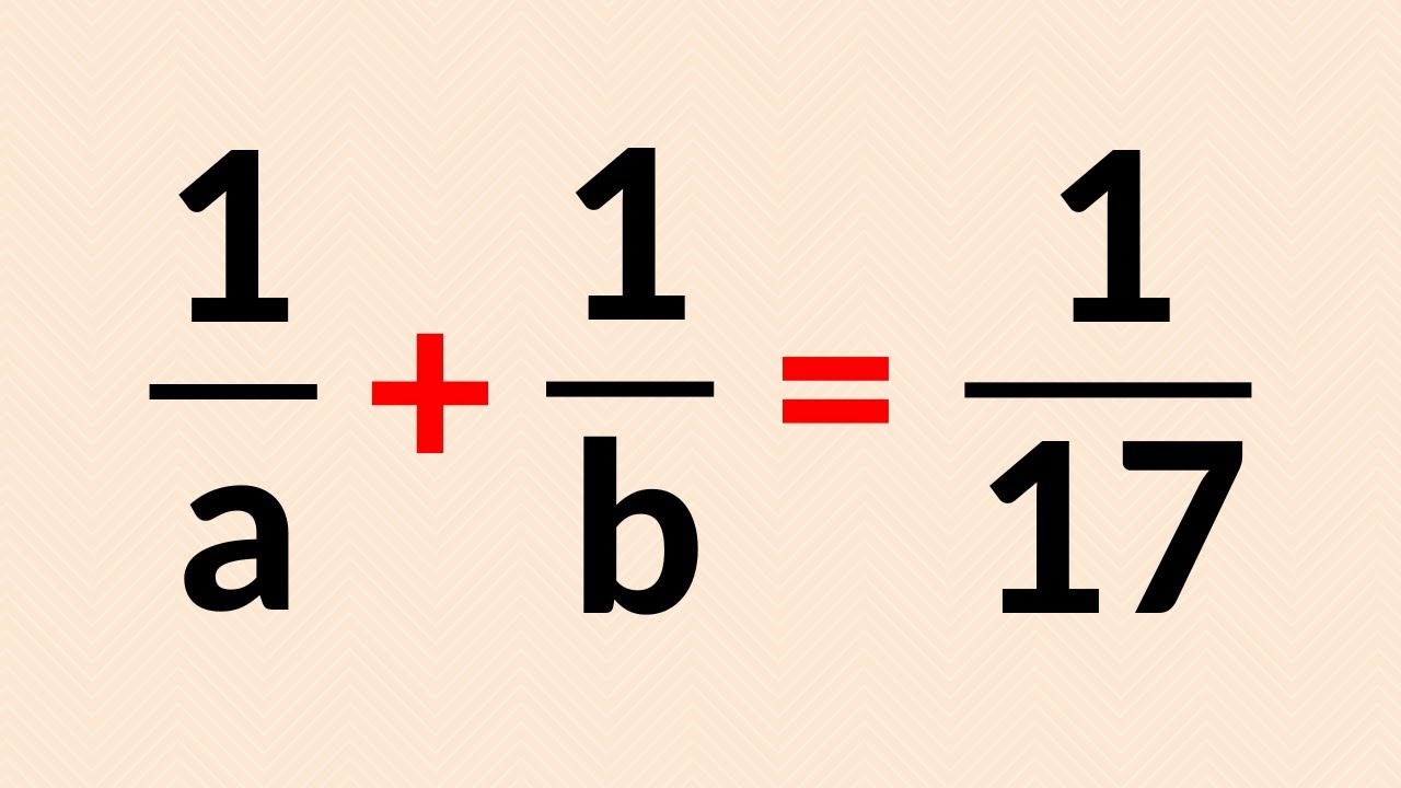 Find the values of a and b | A Nice Number Theory Problem - YouTube