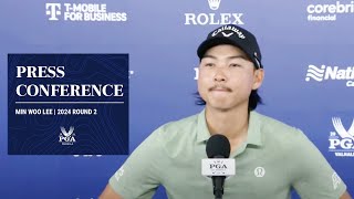 Min Woo Lee Press Conference | 2024 PGA Championship Round 2