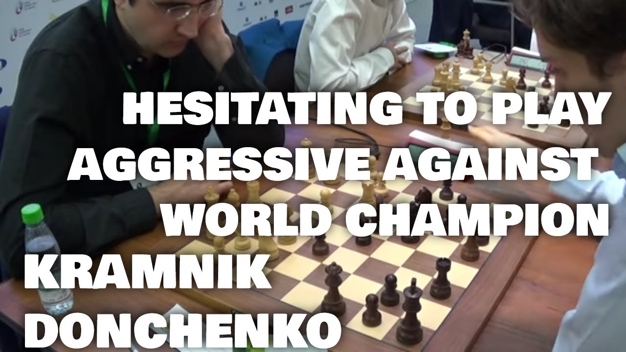 Waiting game suddenly ends with tactic | Kramnik - Donchenko | English opening