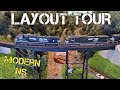 Layout Tour - Modern NS Asheville District in HO Scale 2020