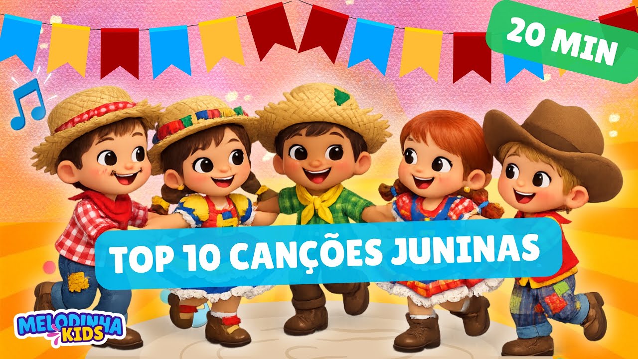 10 MÚSICAS DE SÃO JOÃO INFANTIL 🌽🎉 | As Melhores Canções Juninas para ...