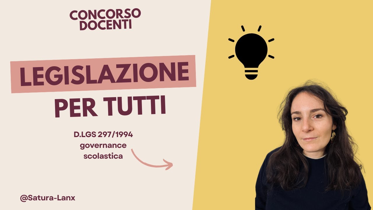 Normativa scolastica - D. lgs 297/1994, Governance istituzioni scolastiche