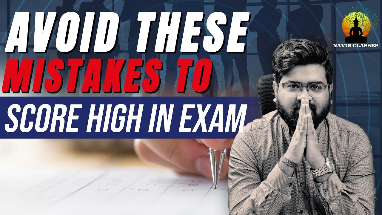 Don't Do These Mistakes in CA Exams | Mistakes Before Exam to Avoid at ...