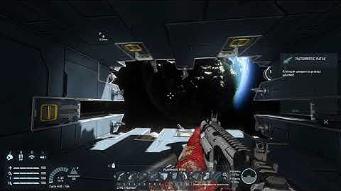 Space Engineers Showing off my Frigate ship