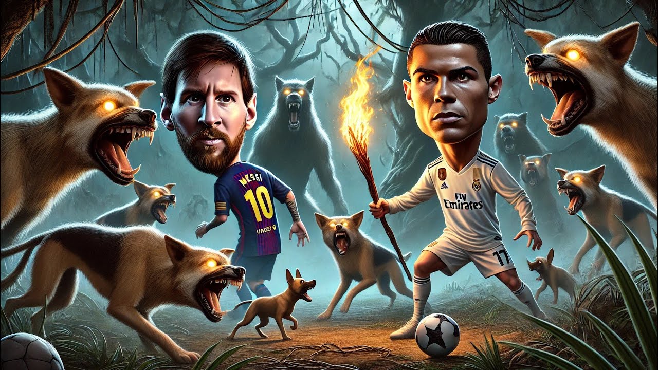 "🌟 Messi & Ronaldo's Ultimate Jungle Quest 🐾 | The Battle for Survival!"