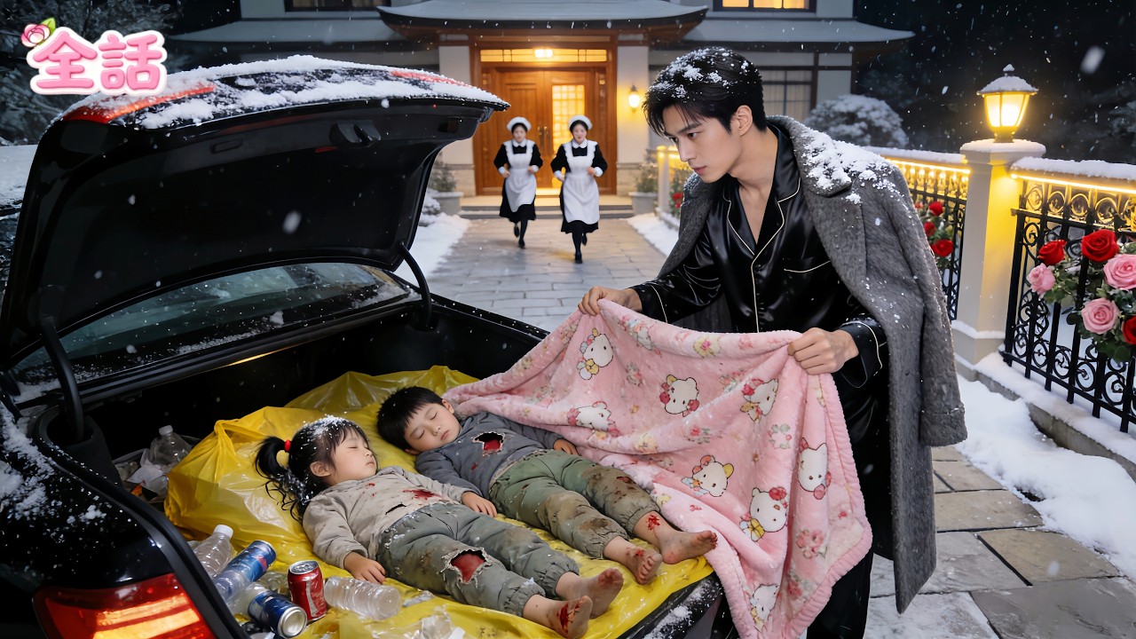 【日本語吹き替え版】家を追い出された双子が、CEOの車のトランクで眠ってしまう――だが彼は二人を実の子だと気づき、溺愛開始！衝撃の再会！#中国ドラマ #短編ドラマ#日本語字幕#キスシーン