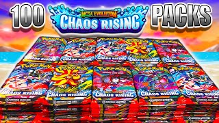 I Opened 100 Chaos Rising Pokemon Packs!