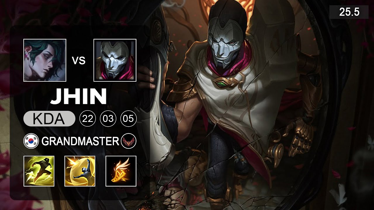Jhin vs Hwei ADC - KR Grandmaster - Patch 25.5 Season 15
