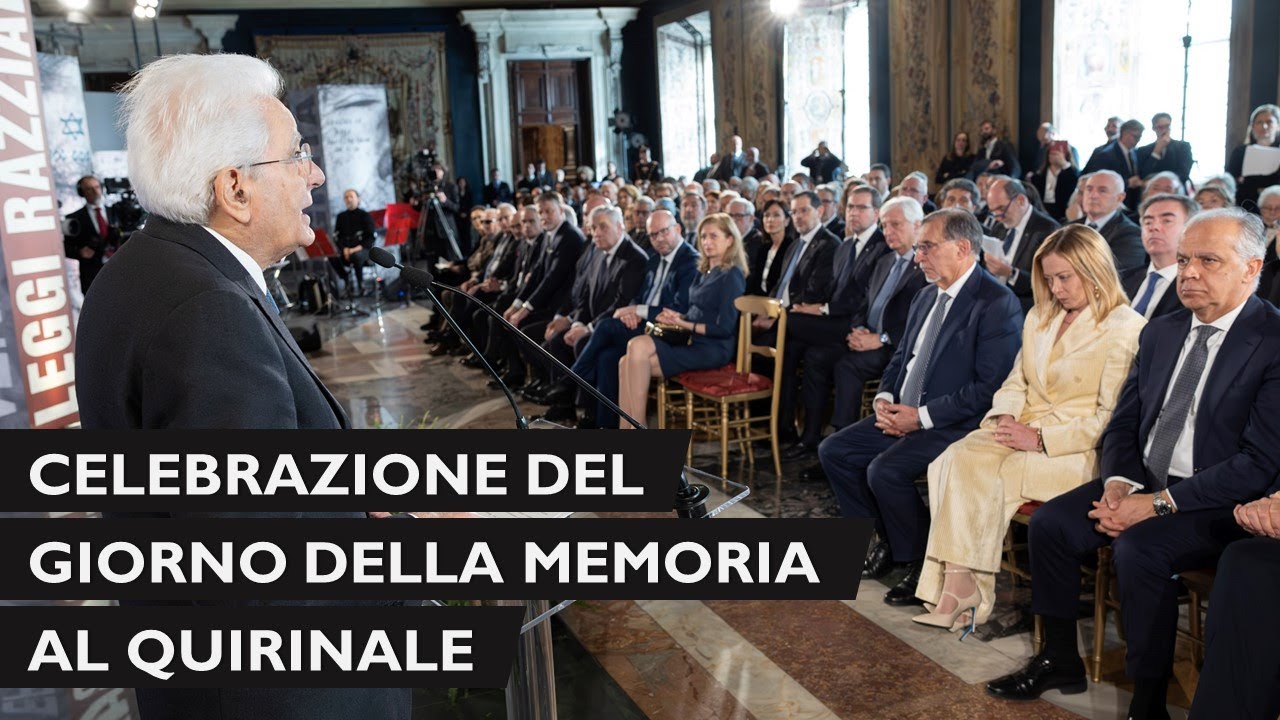 Celebrazione del Giorno della Memoria al Quirinale