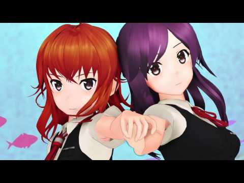 【MMD艦これ】萩風と嵐 「Dive to Blue」