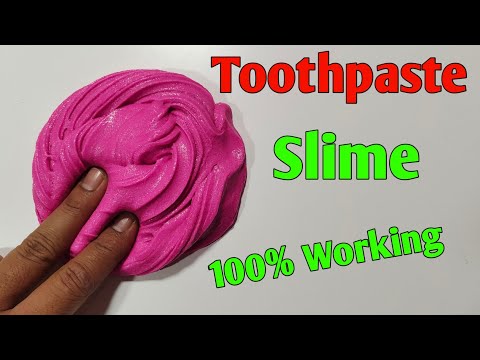 Colgate Toothpaste Slime ASMR l How to make slime with Colgate Toothpaste l Slime With Toothpaste