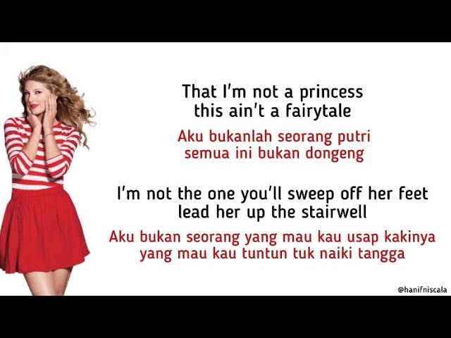 Taylor Swift - White Horse (Taylor’s Version) | Lirik Terjemahan