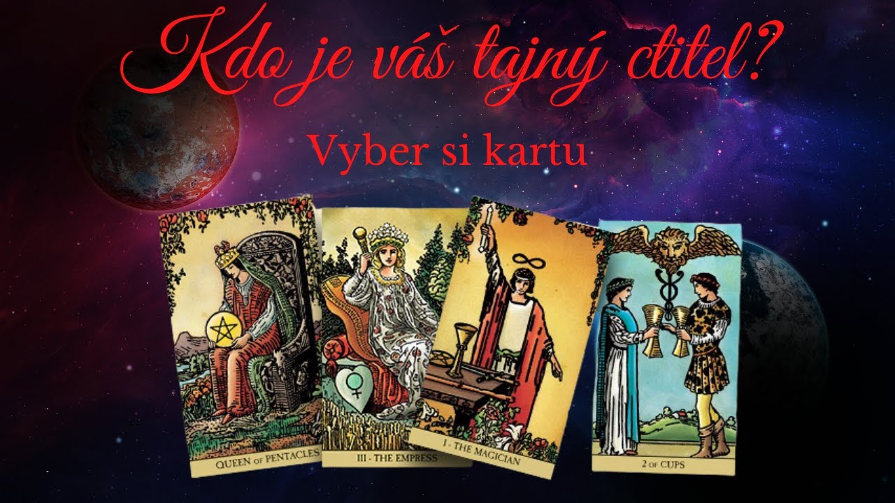 Kdo vás tajně obdivuje z povzdálí? Kdo nad vámi hodně přemýšlí? 👀💖 VYBER SI KARTU