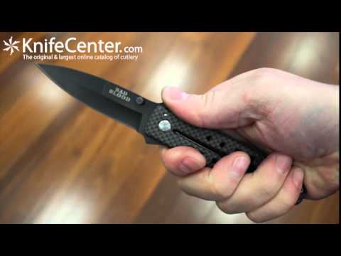Bad Blood Knives Carbon Fiber Dagger Folding Knife - Bad Blood Knives Carbon Fiber Dagger Folding Knife