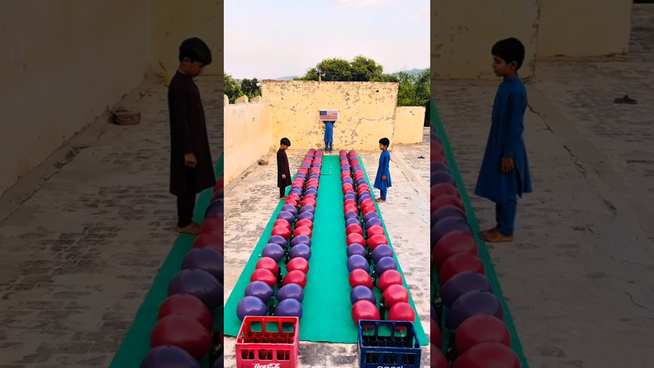 Amazing Balloon 🎈 bottle game challenge 😁 