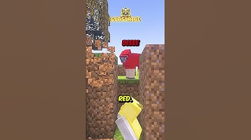 Minecraft, but if I see the color RED, the video ends! #shorts   #minecraft