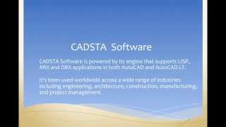 CADSTA Software: load LISP, ARX & .NET apps in AutoCAD & AutoCAD LT screenshot 5