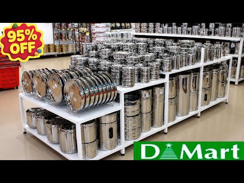 🤩 D MART 2026/Cheapest priceClearance sale all kitchen steel household items! 80%off, new variety,