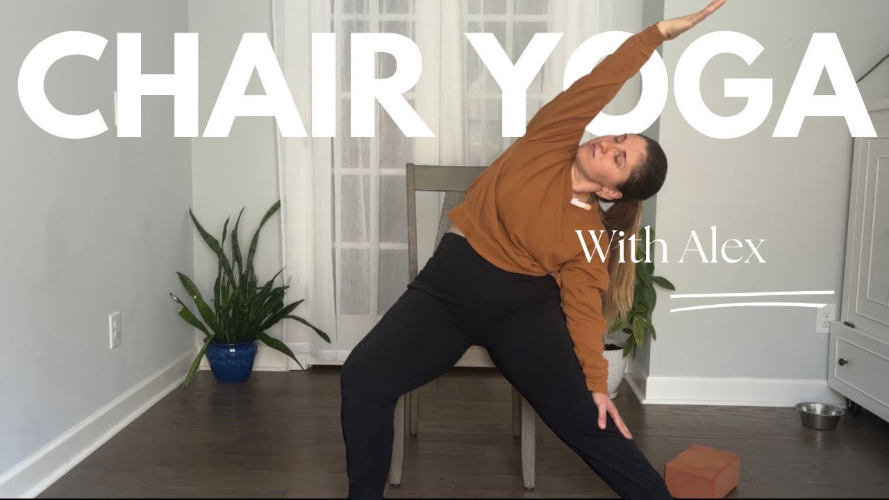 Gentle Chair Yoga + Yoga for Seniors + Beginner’s Chair Yoga YouTube