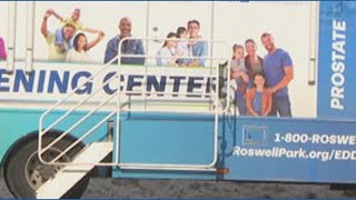 For the first time ever, both of Roswell Park's mobile screening units are in the same place at the