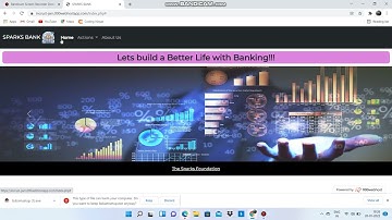 Task-1 Basic Banking System website| The Spark Foundation web development internship #GRIPJANUARY22.