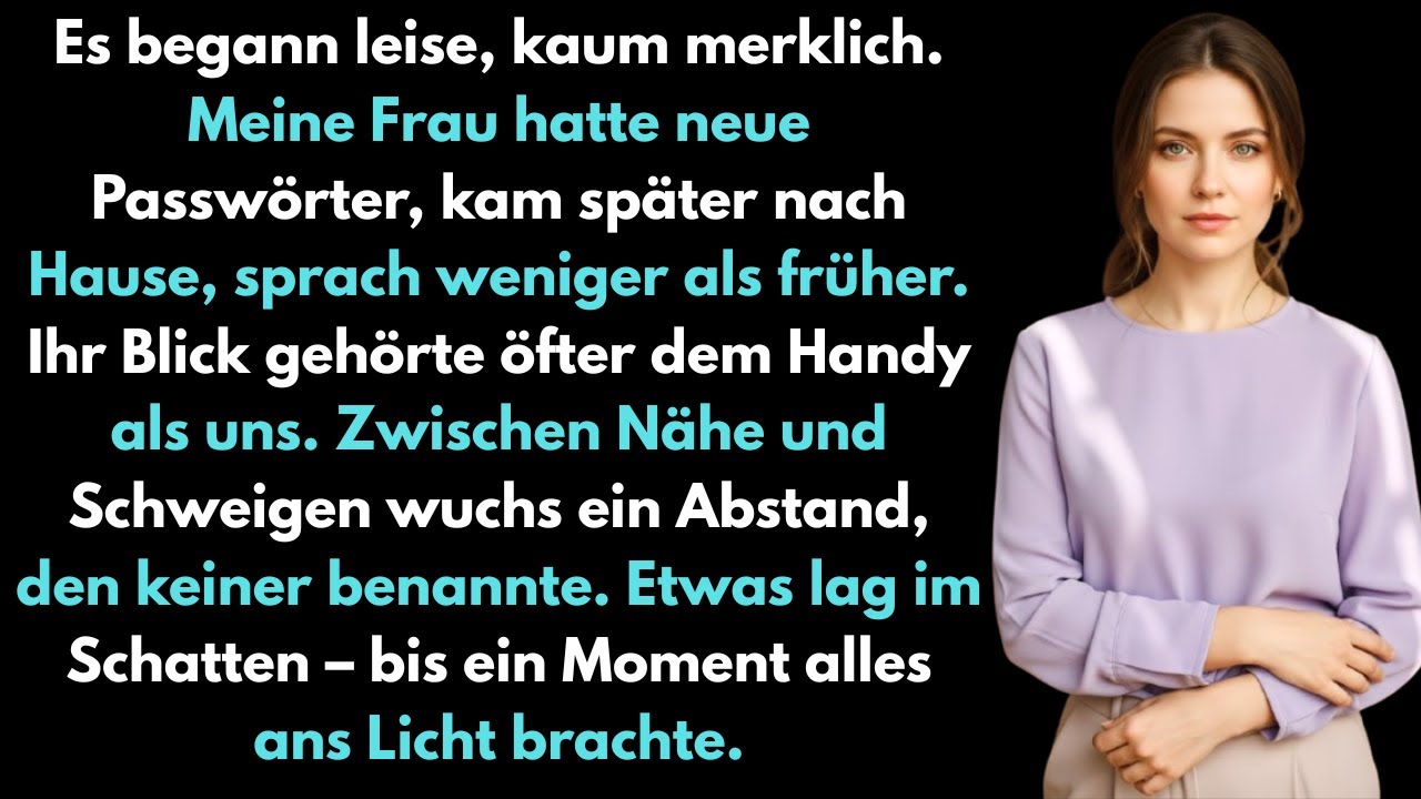Es war 21:27 Uhr, als mein Handy vibrierte: „Bewegung im Wohnzimmer erkannt.“ Ich öffnete die App mit zitternden Händen – und sah sie. Nicht allein. Sie lachte leise, reichte ihm ein Glas, ihre...