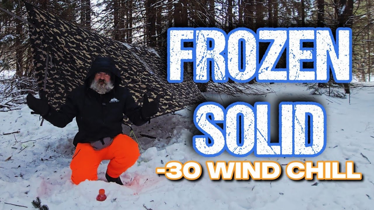 Кемпинг в экстремально холодных условиях: ветровое охлаждение, замерзшая вода и что действительно...