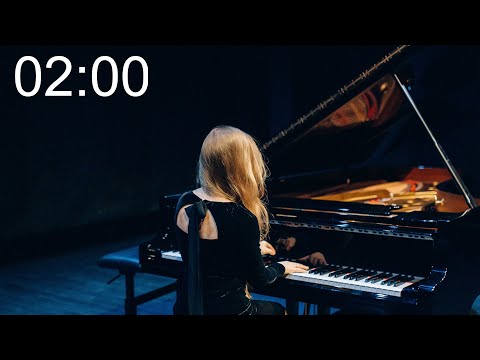 2 Minute timer with Calming, Soft gentle piano Music