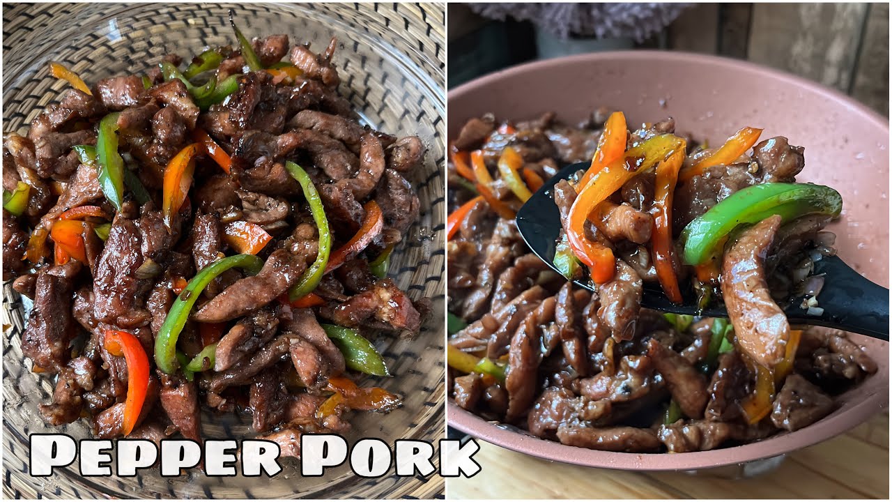 QUICK & EASY PEPPER PORK YouTube